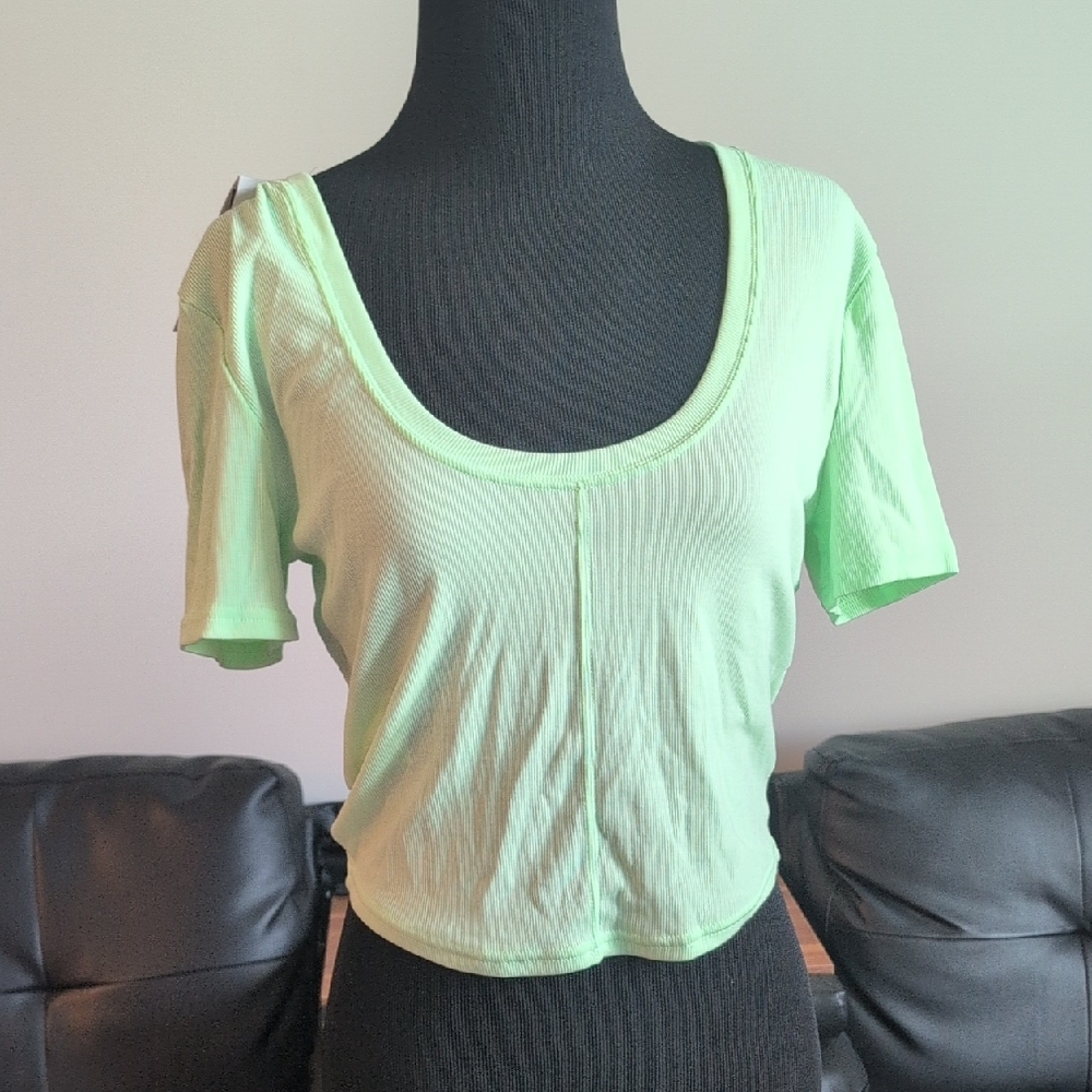 Nike Light Green Crop Top